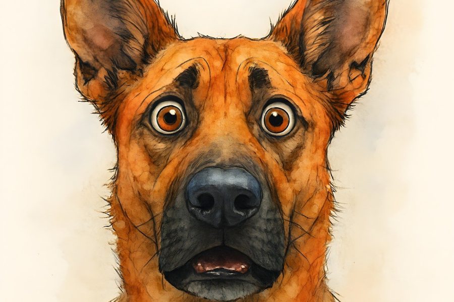 watercolor, dog, portrait, expression, creative, funny, animal, funny face, pet, design, canvas, mixed media, nature, modern art, eye expression, artistic, closed mouth, comic, funny portrait, artwork-10135235.jpg